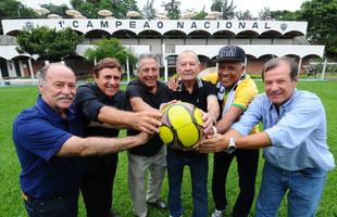 Estado de Minas/Superesportes reuniu alguns dos campees brasileiros pelo Atltico em 1971: Beto Bom de Bola, Humberto Ramos, Ronaldo, Mussula, Dad Maravilha (Dario) e Ren Santana, filho de Tel