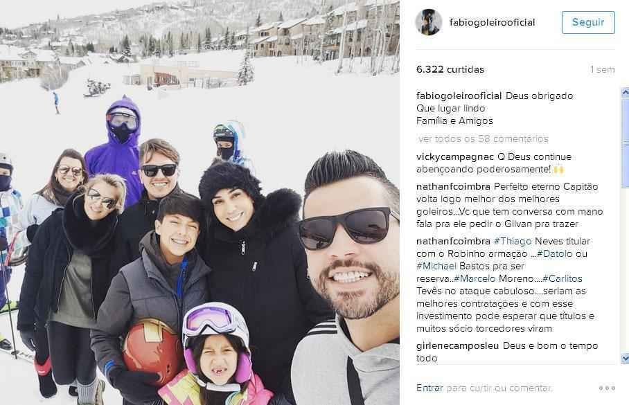 Fbio e a famlia nos Estados Unidos