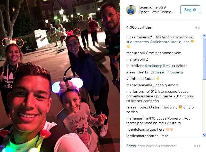 Romero foi conhecer a Disney