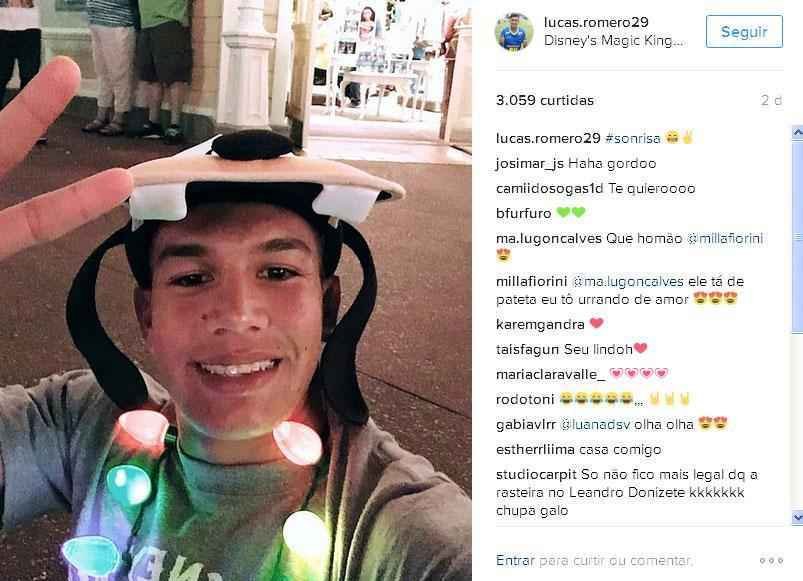 Romero foi conhecer a Disney