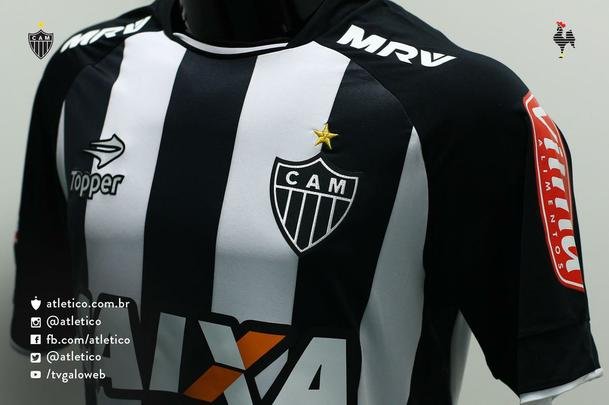 Atlético vestirá uniforme provisório até o lançamento da coleção oficial, previsto para abril