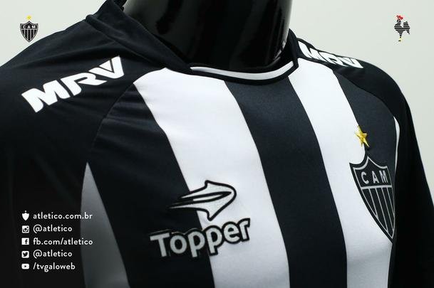 Atlético vestirá uniforme provisório até o lançamento da coleção oficial, previsto para abril