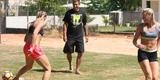 Rafael Moura com familiares e amigos em Esmeraldas