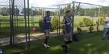 Jogadores do Cruzeiro se apresentaram na tarde desta segunda-feira na Toca da Raposa II