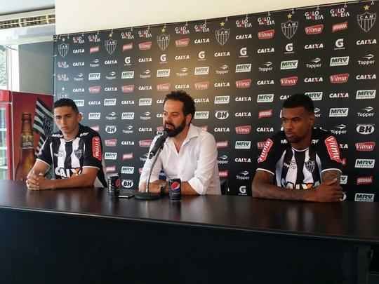 Danilo Barcelos e Felipe Santana foram apresentados nesta tera-feira na Cidade do Galo