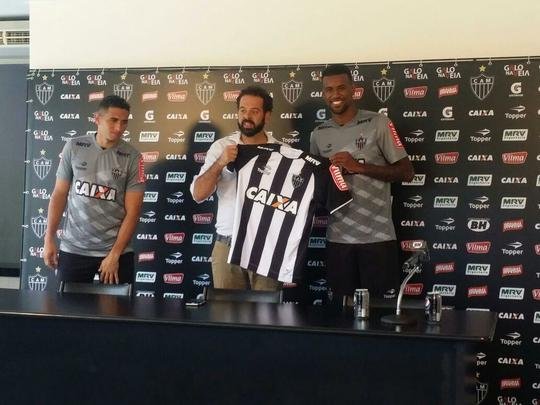 Danilo Barcelos e Felipe Santana foram apresentados nesta tera-feira na Cidade do Galo