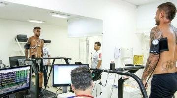 Jogadores do Atlético realizaram testes físicos e cardiológicos nesta quinta-feira