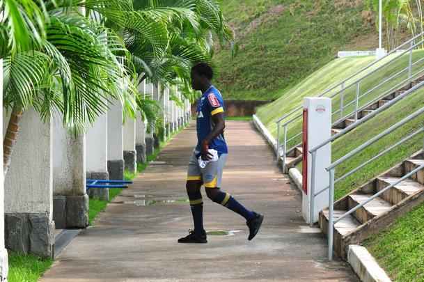 Nesta sexta-feira, o treinamento na Toca da Raposa ll foi bastante intenso 