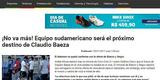 Veculos chilenos anunciam proposta do Atltico por volante Claudio Baeza, do Colo Colo