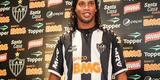 Contratao surpresa de Kalil, Ronaldinho  considerado um dos maiores jogadores da histria do Atltico. O jogador deu ao Galo visibilidade internacional