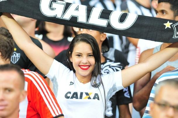 Torcida do Galo cantou muito e fez bonita festa no clssico contra o Cruzeiro pela Primeira Liga