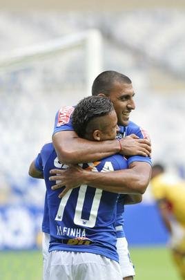 Imagens do jogo entre Cruzeiro e Tricordiano, pelo Campeonato Mineiro, no Mineiro