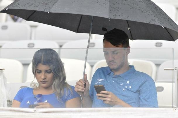 Fotos da torcida no jogo entre Cruzeiro e Tricordiano, pelo Campeonato Mineiro