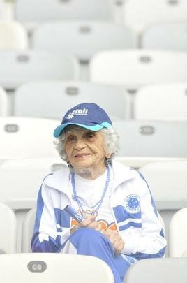 Fotos da torcida no jogo entre Cruzeiro e Tricordiano, pelo Campeonato Mineiro