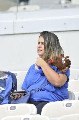 Fotos da torcida no jogo entre Cruzeiro e Tricordiano, pelo Campeonato Mineiro