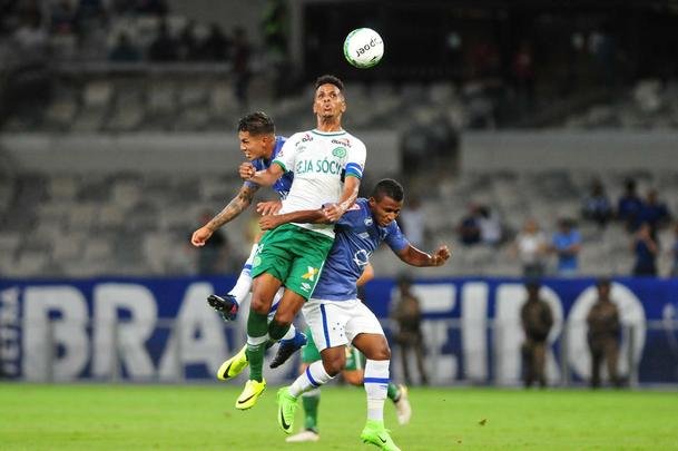 Imagens do jogo entre Cruzeiro e Chapecoense, pela Primeira Liga