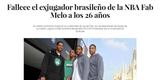 Faleceu aos 26 anos o jogador de basquete brasileiro Fab Melo : r/brasil