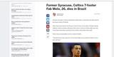 Brasileiros do basquete lamentam morte de Fab Melo