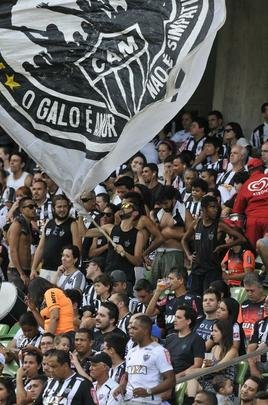 Confira as fotos do jogo entre Atltico x Villa Nova