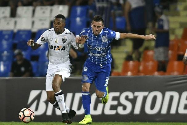Imagens do jogo entre Godoy Cruz e Atltico, vlido pelo Grupo 6 da Copa Libertadores