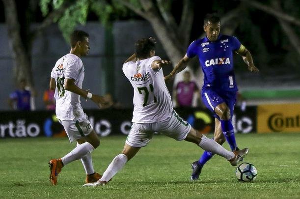 Imagens do jogo entre Murici-AL e Cruzeiro, no Estdio Jos Gomes da Costa, pela Copa do Brasil