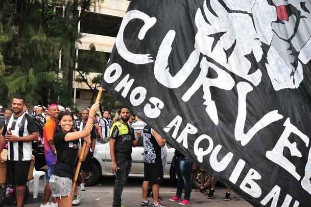 Torcida do Atltico no clssico contra o Cruzeiro, no Mineiro, pela 10 rodada do Estadual
