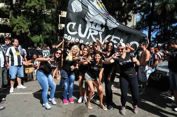 Torcida do Atltico no clssico contra o Cruzeiro, no Mineiro, pela 10 rodada do Estadual