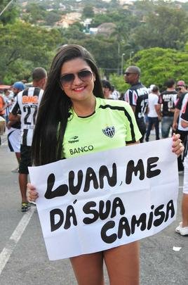 Torcida do Atltico no clssico contra o Cruzeiro, no Mineiro, pela 10 rodada do Estadual
