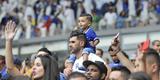 Torcida do Cruzeiro no clássico contra o Atlético, no Mineirão, pela final do Mineiro (Juarez Rodrigues/EM/D. A Press)