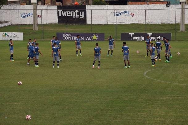 Imagens do treino do Cruzeiro antes do jogo contra o Nacional-PAR, pela Copa Sul-Americana