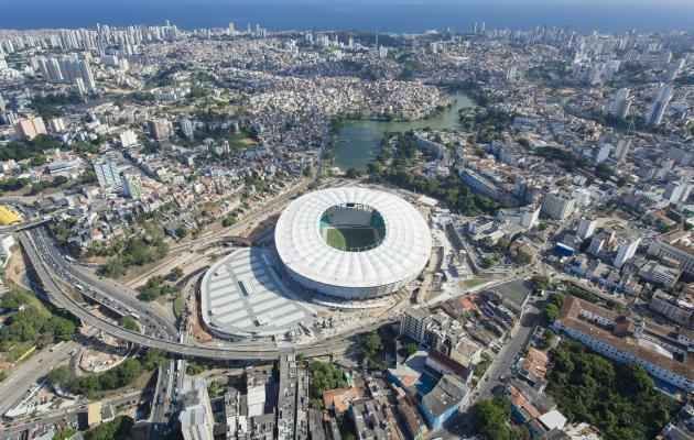 A Arena Fonte Nova, em Salvador, foi inaugurada em 7 de abril de 2013, tem capacidade para 48.747 espectadores, e receber seis jogos da Copa do Mundo