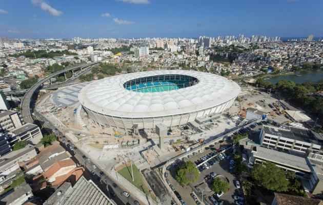 A Arena Fonte Nova, em Salvador, foi inaugurada em 7 de abril de 2013, tem capacidade para 48.747 espectadores, e receber seis jogos da Copa do Mundo