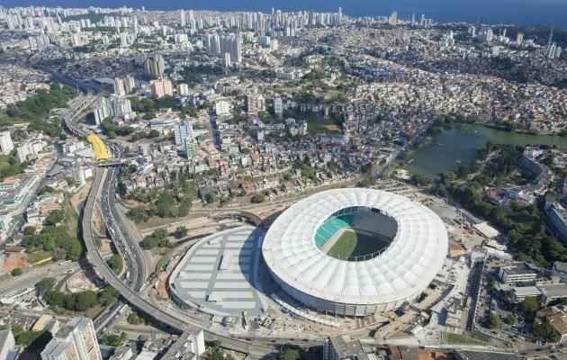 A Arena Fonte Nova, em Salvador, foi inaugurada em 7 de abril de 2013, tem capacidade para 48.747 espectadores, e receber seis jogos da Copa do Mundo