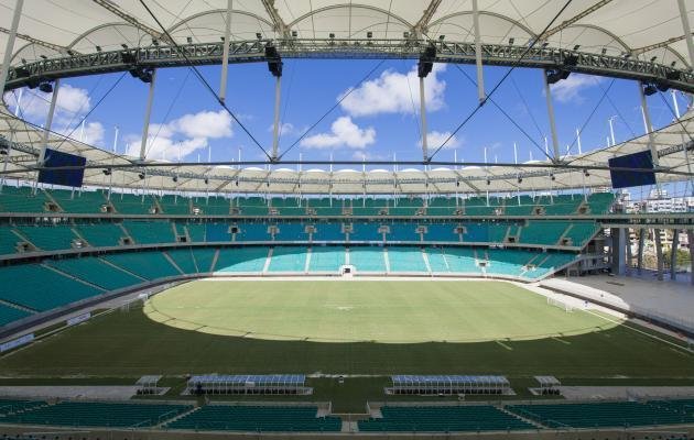 A Arena Fonte Nova, em Salvador, foi inaugurada em 7 de abril de 2013, tem capacidade para 48.747 espectadores, e receber seis jogos da Copa do Mundo