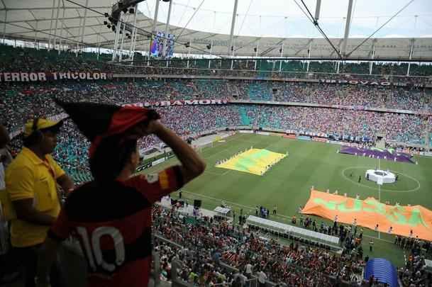 A Arena Fonte Nova, em Salvador, foi inaugurada em 7 de abril de 2013, tem capacidade para 48.747 espectadores, e receber seis jogos da Copa do Mundo