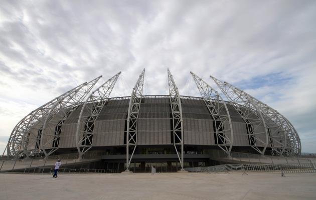 A Arena Castelão, em Fortaleza, foi inaugurada em 16 de dezembro de 2012, tem capacidade para 63.903 espectadores e receberá seis jogos da Copa do Mundo