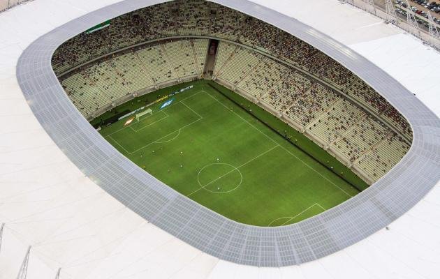 A Arena Castelão, em Fortaleza, foi inaugurada em 16 de dezembro de 2012, tem capacidade para 63.903 espectadores e receberá seis jogos da Copa do Mundo