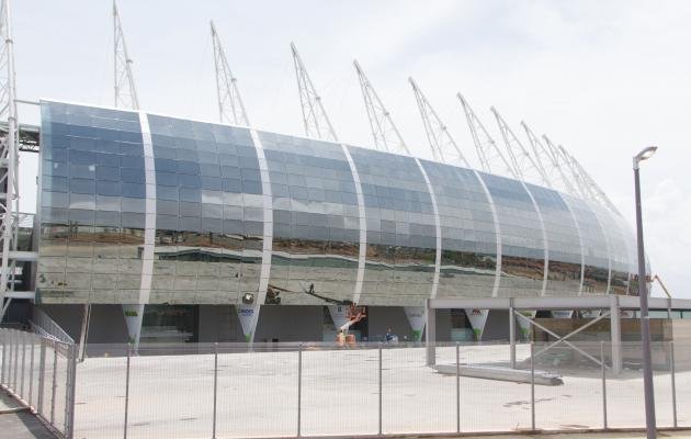 A Arena Castelão, em Fortaleza, foi inaugurada em 16 de dezembro de 2012, tem capacidade para 63.903 espectadores e receberá seis jogos da Copa do Mundo