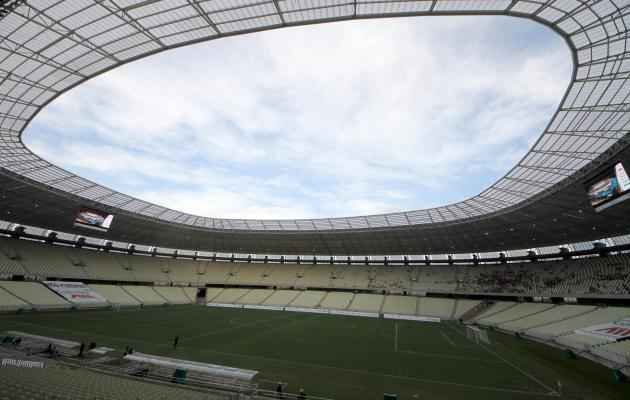 A Arena Castelão, em Fortaleza, foi inaugurada em 16 de dezembro de 2012, tem capacidade para 63.903 espectadores e receberá seis jogos da Copa do Mundo