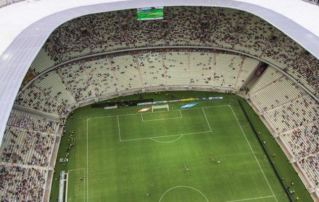 A Arena Castelão, em Fortaleza, foi inaugurada em 16 de dezembro de 2012, tem capacidade para 63.903 espectadores e receberá seis jogos da Copa do Mundo