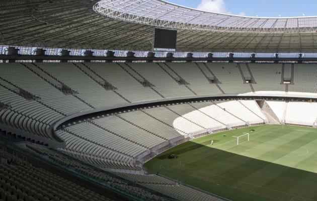 A Arena Castelão, em Fortaleza, foi inaugurada em 16 de dezembro de 2012, tem capacidade para 63.903 espectadores e receberá seis jogos da Copa do Mundo