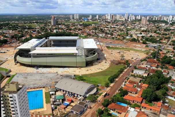 A Arena Pantanal, em Cuiab, foi inaugurada em 28 de maro de 2014, tem capacidade para 42.968 espectadores e receber quatro jogos da Copa do Mundo