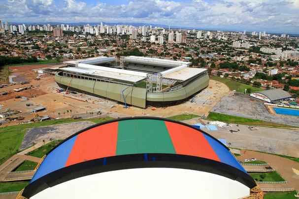 A Arena Pantanal, em Cuiab, foi inaugurada em 28 de maro de 2014, tem capacidade para 42.968 espectadores e receber quatro jogos da Copa do Mundo