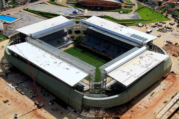 A Arena Pantanal, em Cuiab, foi inaugurada em 28 de maro de 2014, tem capacidade para 42.968 espectadores e receber quatro jogos da Copa do Mundo