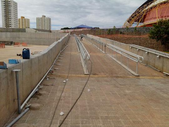 A Arena Pantanal, em Cuiab, foi inaugurada em 28 de maro de 2014, tem capacidade para 42.968 espectadores e receber quatro jogos da Copa do Mundo