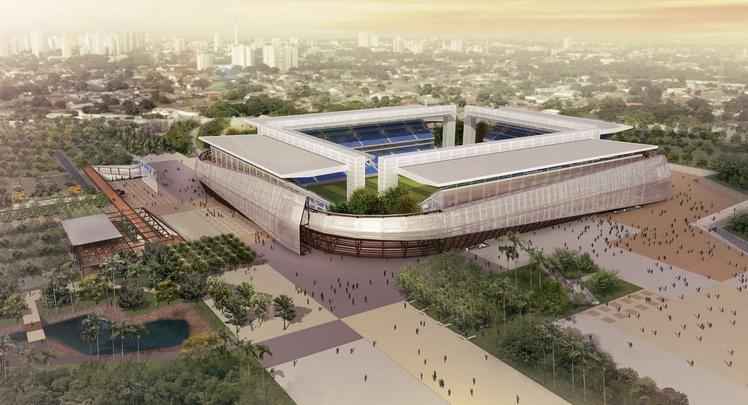 A Arena Pantanal, em Cuiab, foi inaugurada em 28 de maro de 2014, tem capacidade para 42.968 espectadores e receber quatro jogos da Copa do Mundo