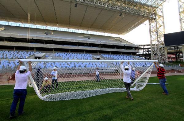 A Arena Pantanal, em Cuiab, foi inaugurada em 28 de maro de 2014, tem capacidade para 42.968 espectadores e receber quatro jogos da Copa do Mundo