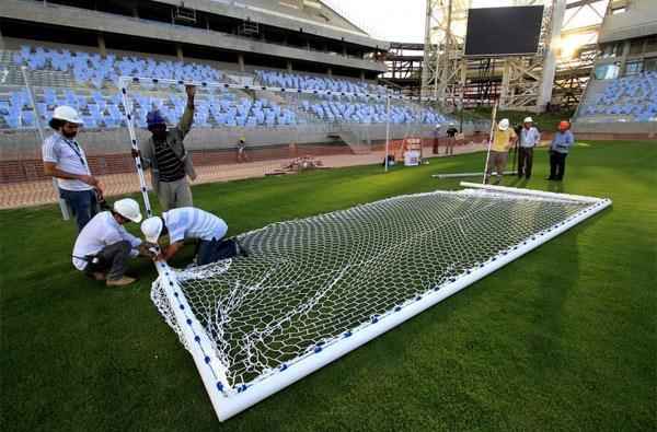 A Arena Pantanal, em Cuiab, foi inaugurada em 28 de maro de 2014, tem capacidade para 42.968 espectadores e receber quatro jogos da Copa do Mundo