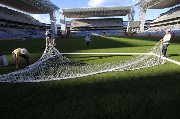A Arena Pantanal, em Cuiab, foi inaugurada em 28 de maro de 2014, tem capacidade para 42.968 espectadores e receber quatro jogos da Copa do Mundo