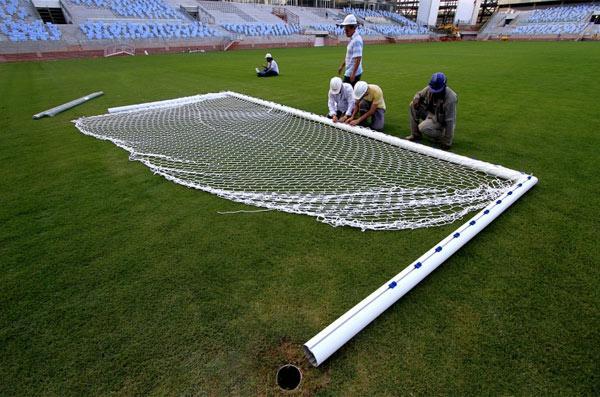 A Arena Pantanal, em Cuiab, foi inaugurada em 28 de maro de 2014, tem capacidade para 42.968 espectadores e receber quatro jogos da Copa do Mundo